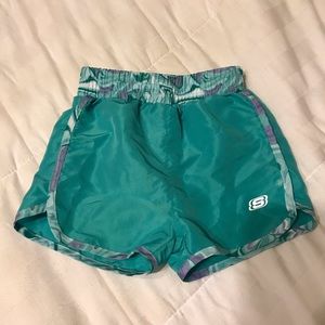 Teal Sketchers Shorts